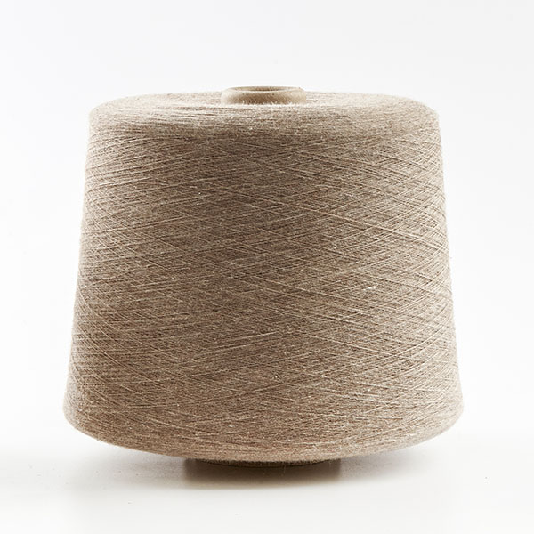 Ne 10 recycled linen like vortex yarn  